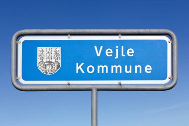 Vejle Belediyesi yol işaret Danimarka 
