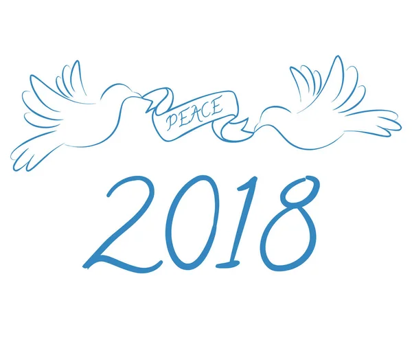 Simbolo di pace 2018 — Foto Stock