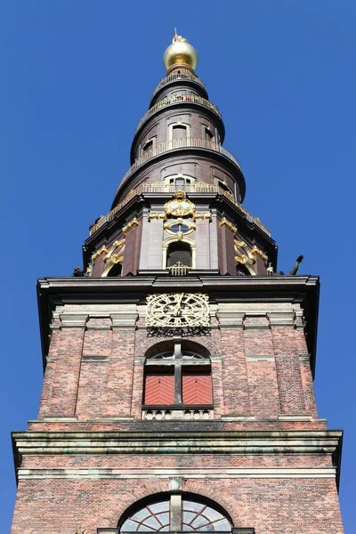 Kostel Našeho Spasitele Kodani Dánsko — Stock fotografie