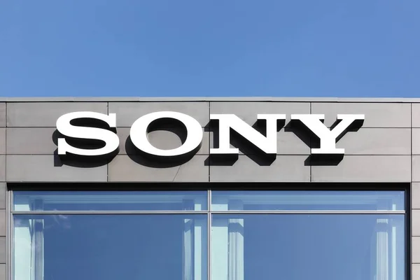 Ballerup Dánia 2017 Szeptember Sony Irodaház Sony Japán Többnemzetiségű Összehalmozott — Stock Fotó