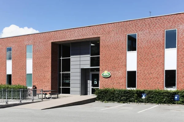 Aarhus Dinamarca Junio 2016 Edificio Oficinas Arla Foods Arla Foods — Foto de Stock