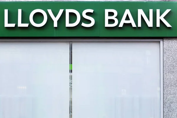 London United Kingdom February 2018 Lloyds Bank Logo Wall Lloyds — Stock Photo, Image