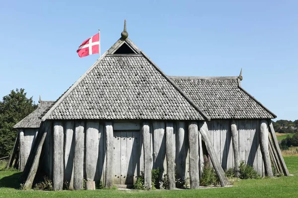 Casa Vikinga Hobro Dinamarca —  Fotos de Stock