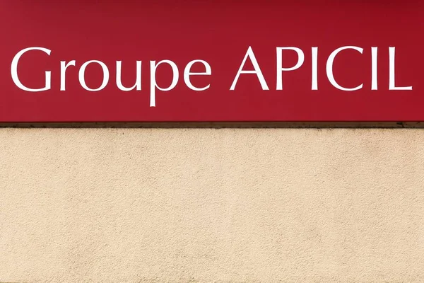 Villefranche France März 2017 Die Apicil Gruppe Ist Eine Der — Stockfoto