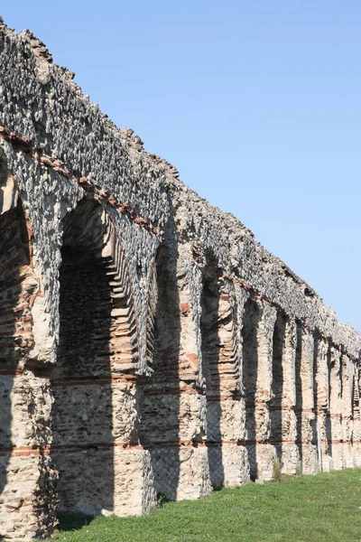 Oude Romeinse Aquaduct Van Gier Chaponost Buurt Van Lyon Frankrijk — Stockfoto