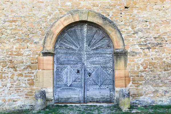 Poort Van Het Kasteel Van Bagnols Beaujolais Frankrijk — Stockfoto