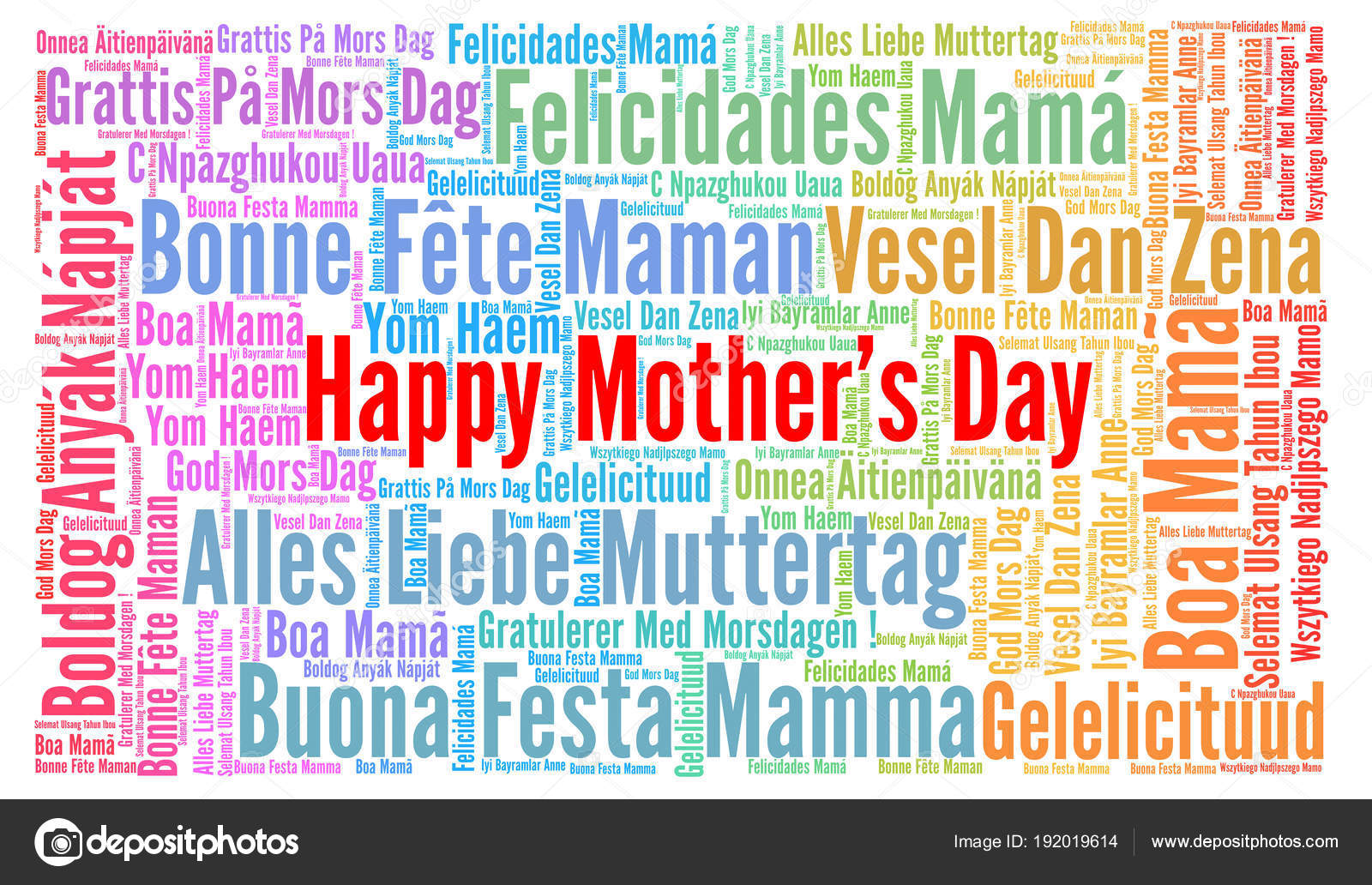 Happy Mother Day Different Languages Stock Photo Image By C Ricochet69 Happy Mother Day Different Languages Stock Photo Image By C Ricochet69