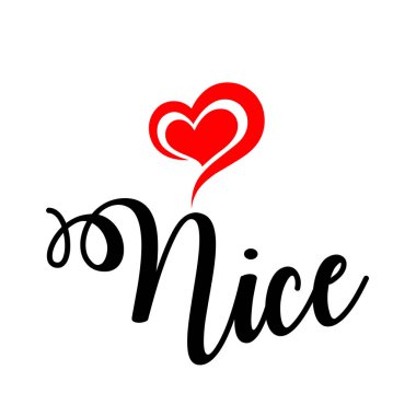 Aşk güzel handwritting illüstrasyon 