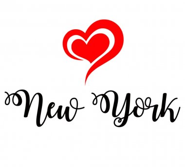 New York handwritting seviyorum 