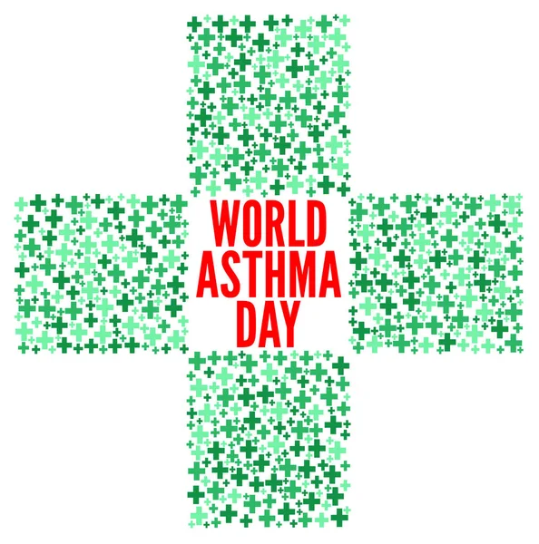 Journée Mondiale Illustration Asthme — Photo