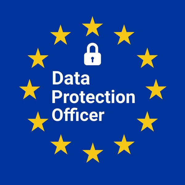 Dpo Data Protection Officer Illustration — Stock Photo, Image