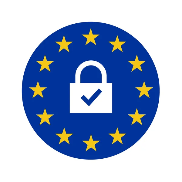 Gdpr General Data Protection Regulation Sign Illustration — Stock Photo, Image