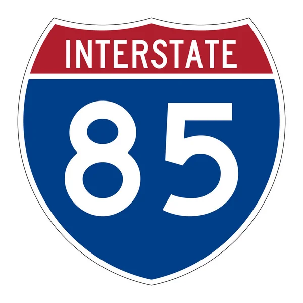 Interstate Highway Road Sign — Stock Photo, Image