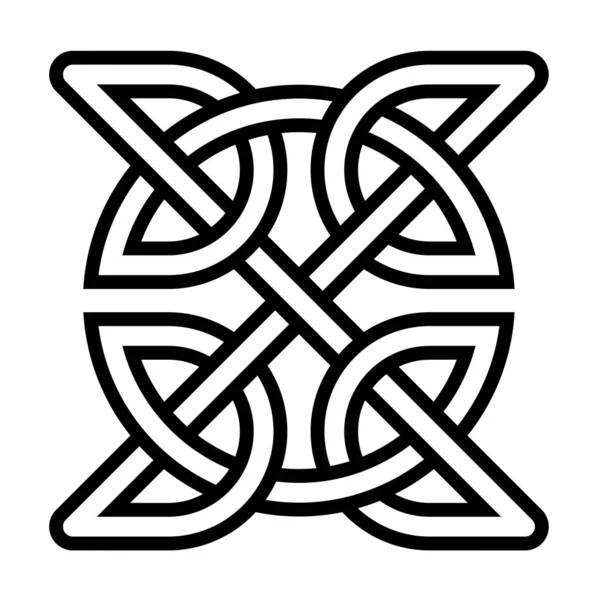 Celtic Square Knot Symbol — Stock Photo, Image