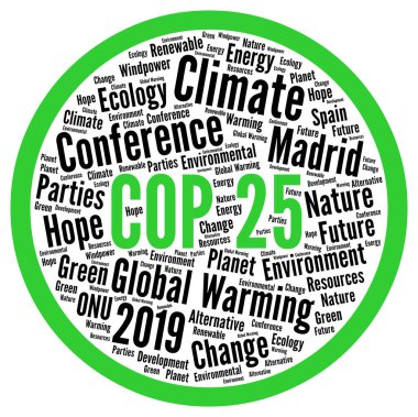 Madrid 'de polis 25, İspanya kelime bulutu