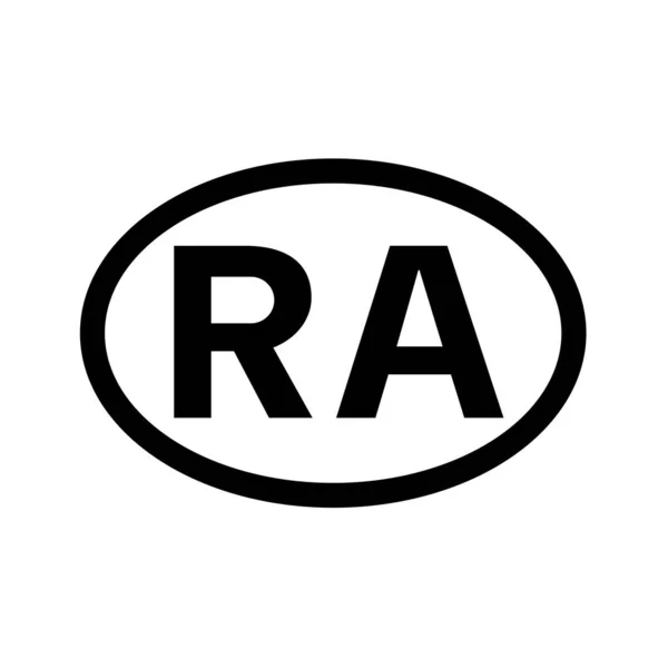 Codul Țară Înmatricularea Vehiculului Argentina — Fotografie, imagine de stoc