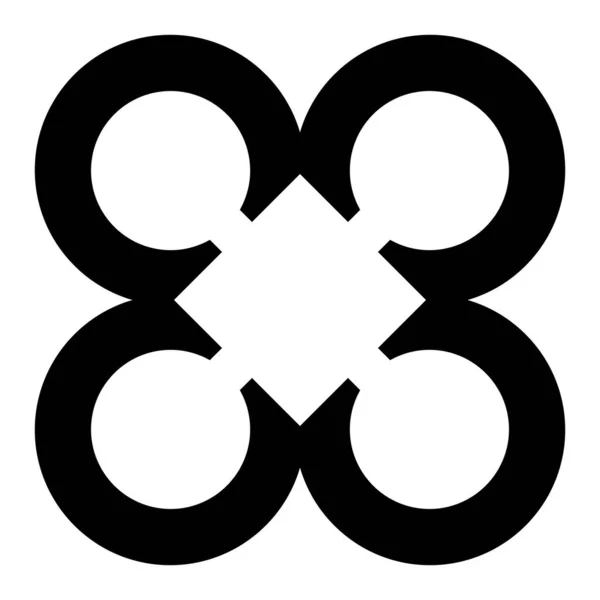 Adinkra Agyinduwura Símbolo Lealdade — Fotografia de Stock