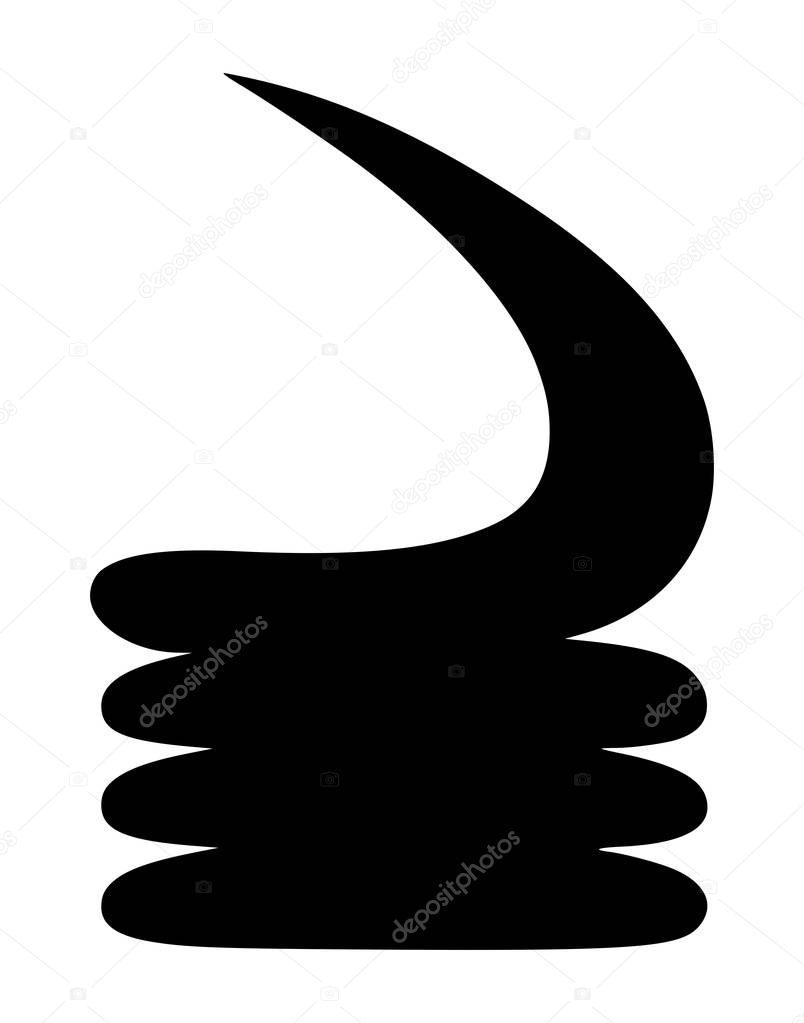 Adinkra akoben symbol of vigilance