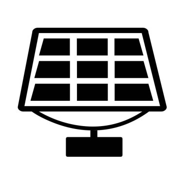 Güneş paneli sembol simge