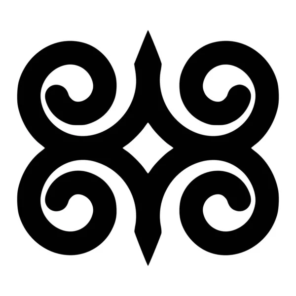 Adinkra Dwennimmen Symbol För Styrka — Stockfoto