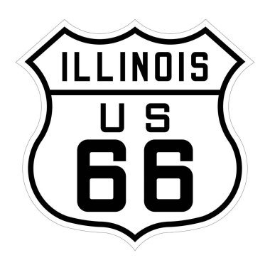 Illinois, 66. yol işareti.