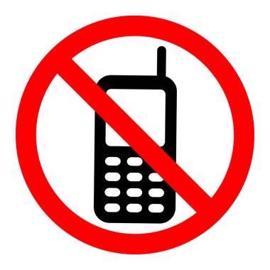 Cep telefonu sembolü yok