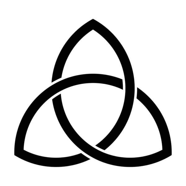 Interlaced Triquetra Symbol Illustration — Stockfoto