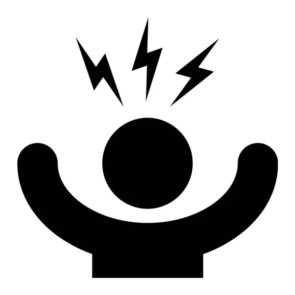 Stress Symbol Icon Illustration — Stock Photo, Image