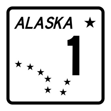 Alaska rotası 1 sembolü