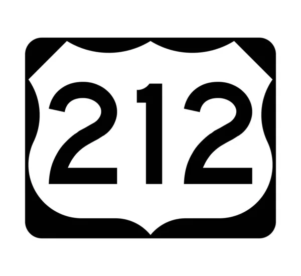 Route 212 Voor Ons — Stockfoto