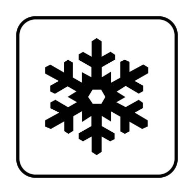 Kar Tanesi simgesi resimleme