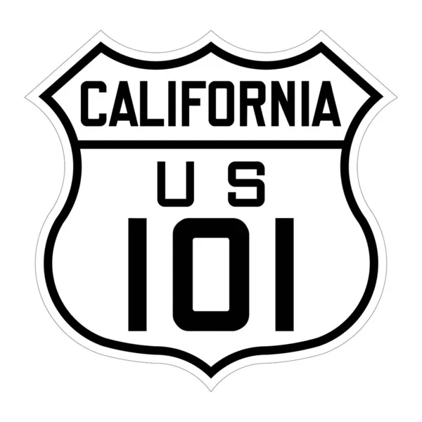 Californie Nous Route 101 Signe — Photo