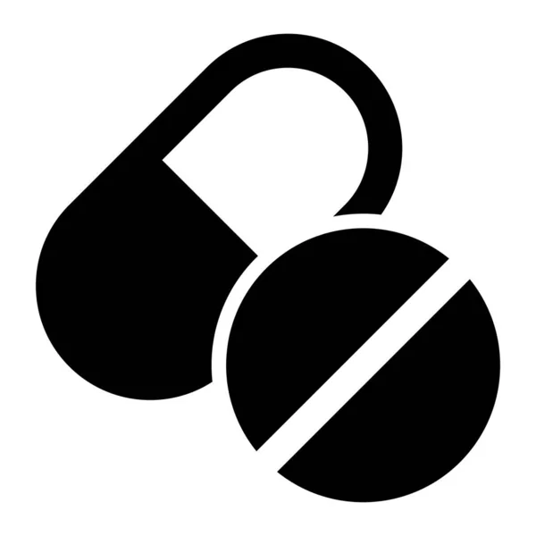 Ikona Symbolu Medikace — Stock fotografie