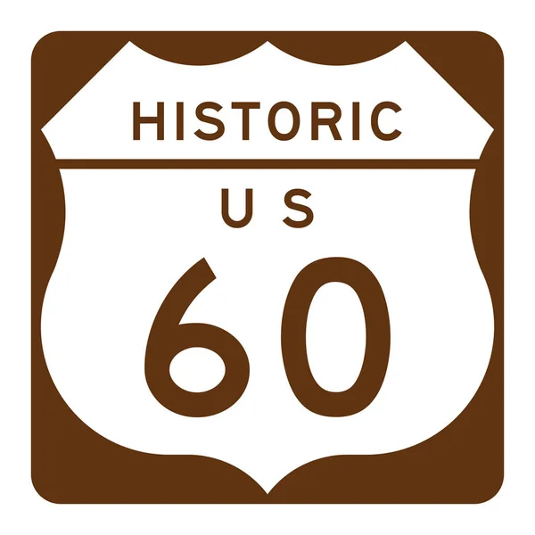 Historic Route Sign — Stock Photo, Image