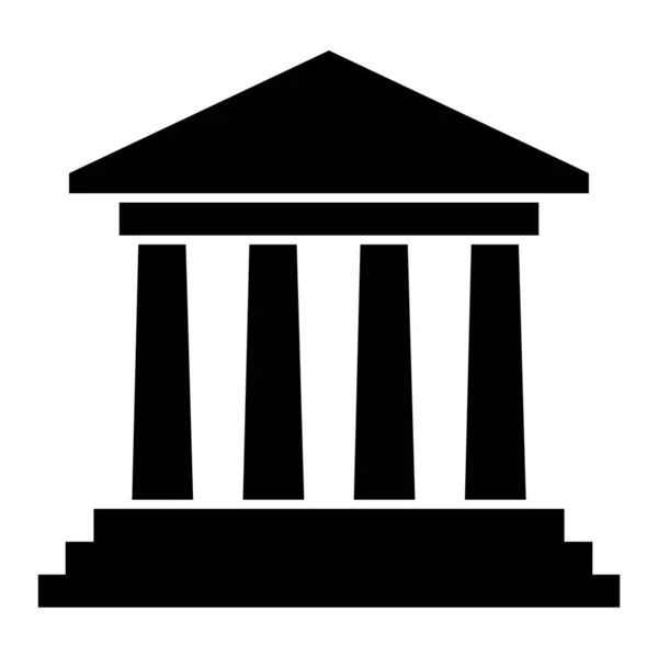 Simbolul Tribunalului Ilustrare Pictogramă — Fotografie, imagine de stoc