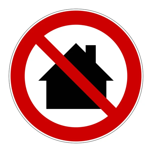 Use Residential Areas Sign — Stock Photo, Image