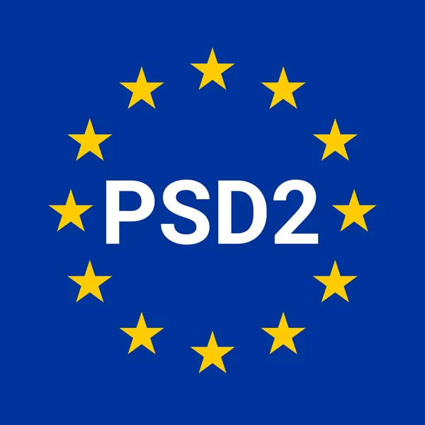 Psd2 Ondertekening Richtlijn Betalingsdiensten — Stockfoto