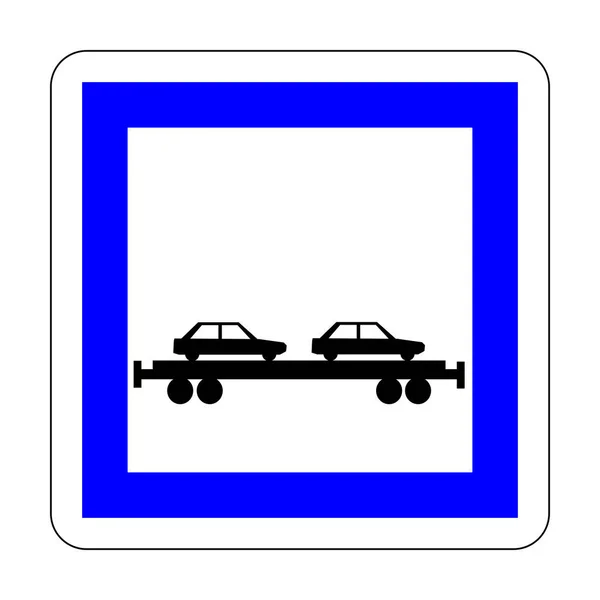 Ilustracja Znaków Usług Motorail — Zdjęcie stockowe