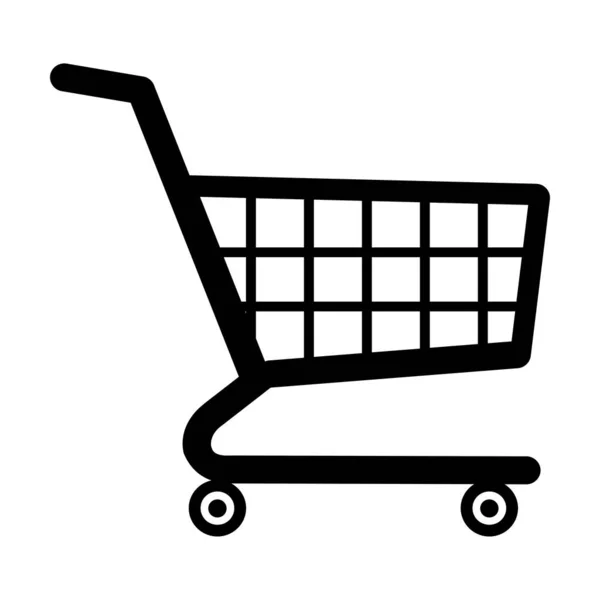 Shopping Cart Symbool Illustratie — Stockfoto