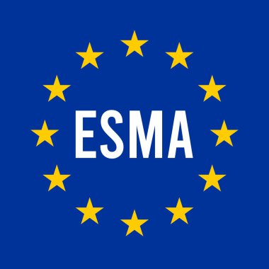 Esma, Avrupa Menkul Kıymetler ve Piyasa Otoritesi Avrupa bayrağıyla resim imzaladı