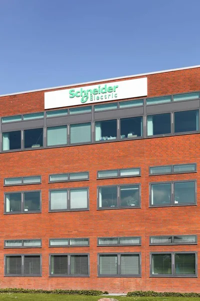 Odense Dinamarca Abril 2017 Edificio Oficinas Schneider Electric Schneider Electric — Foto de Stock