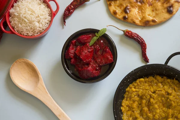 Comida tradicional INDIAN — Fotografia de Stock