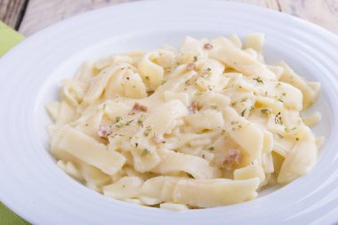 Carbonara 'lı Tagliatelle