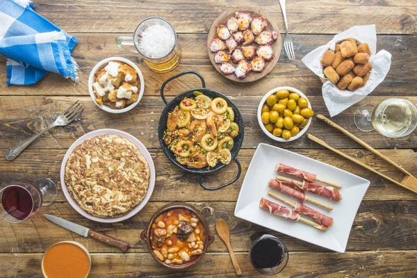 Comida típica espanhola — Fotografia de Stock