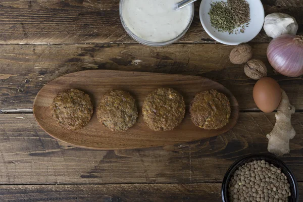 Hambúrguer vegan — Fotografia de Stock