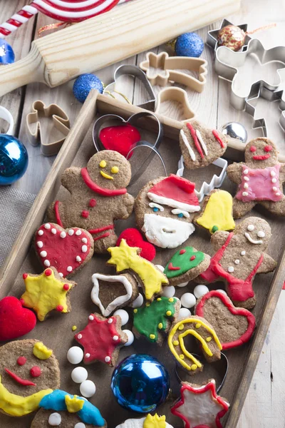 Noel için çeşitli bisküviler. — Stok fotoğraf