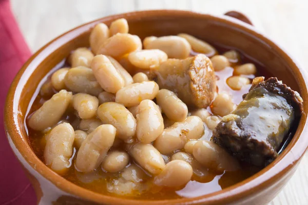 Fabada Asturiana comida típica española —  Fotos de Stock