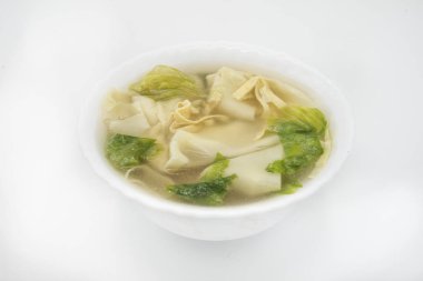 Tipik hamur köftesi çorbası.