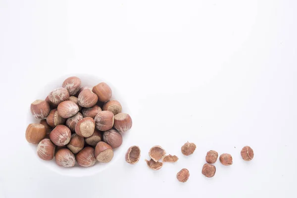 Pojetí lískových ořechů — Stock fotografie