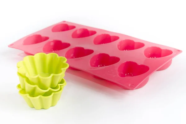 Silicone Molds [Lion, 4 Cup] Cupcake Baking Pan - Free Paper